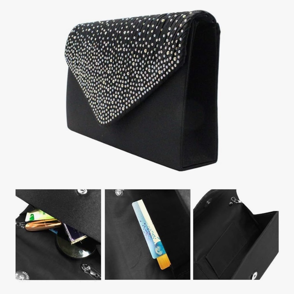 🆕 Ladies Evening Handbags Bridal Wedding Bag Handbag - Picture 5 of 7